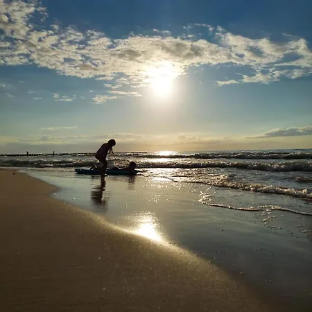 度假居 U Loni - Z Tarasem W Zacisznym Centrum Nad Morzem Z Parkingiem *