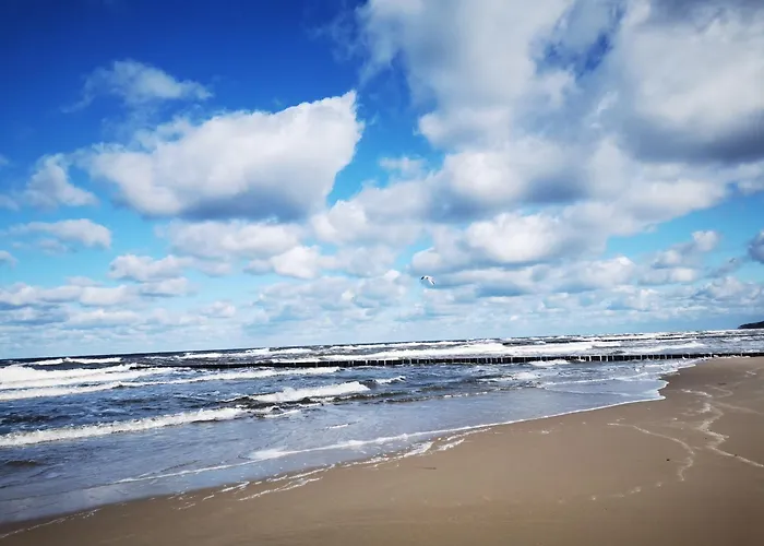 度假居 U Loni - Z Tarasem W Zacisznym Centrum Nad Morzem Z Parkingiem *