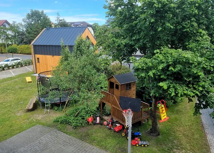 度假居 U Loni - Z Tarasem W Zacisznym Centrum Nad Morzem Z Parkingiem