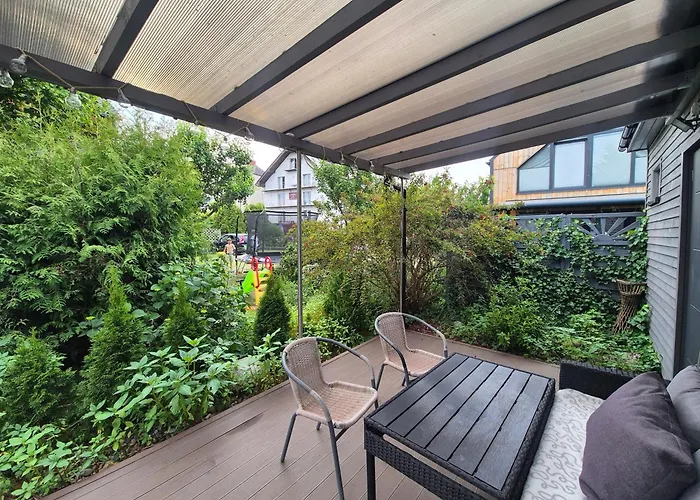 別荘 U Loni - Z Tarasem W Zacisznym Centrum Nad Morzem Z Parkingiem