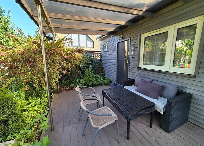 別荘 U Loni - Z Tarasem W Zacisznym Centrum Nad Morzem Z Parkingiem *