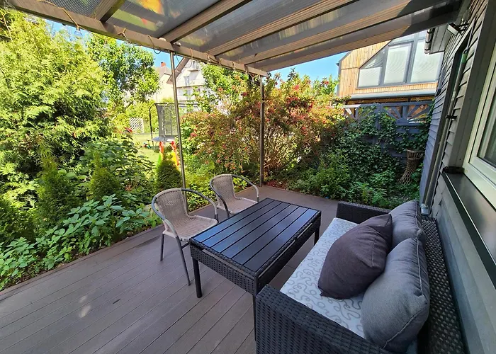 U Loni - Z Tarasem W Zacisznym Centrum Nad Morzem Z Parkingiem 別荘 ポビエロボ